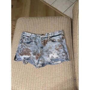 Free People Flower Shorts